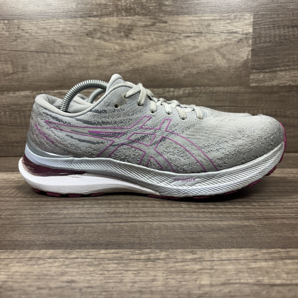 Asics Gel-Kayano 29 Gray Pink Womens US Size 8 Wide 1012B297 Running Shoes